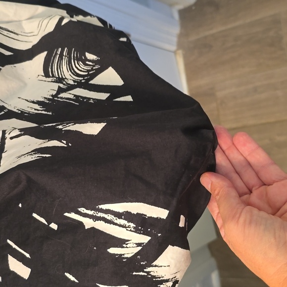 Dom Streater Abstract Print Dress With Balloon Hemline Size 10 (0728C) - Picture 3 of 9